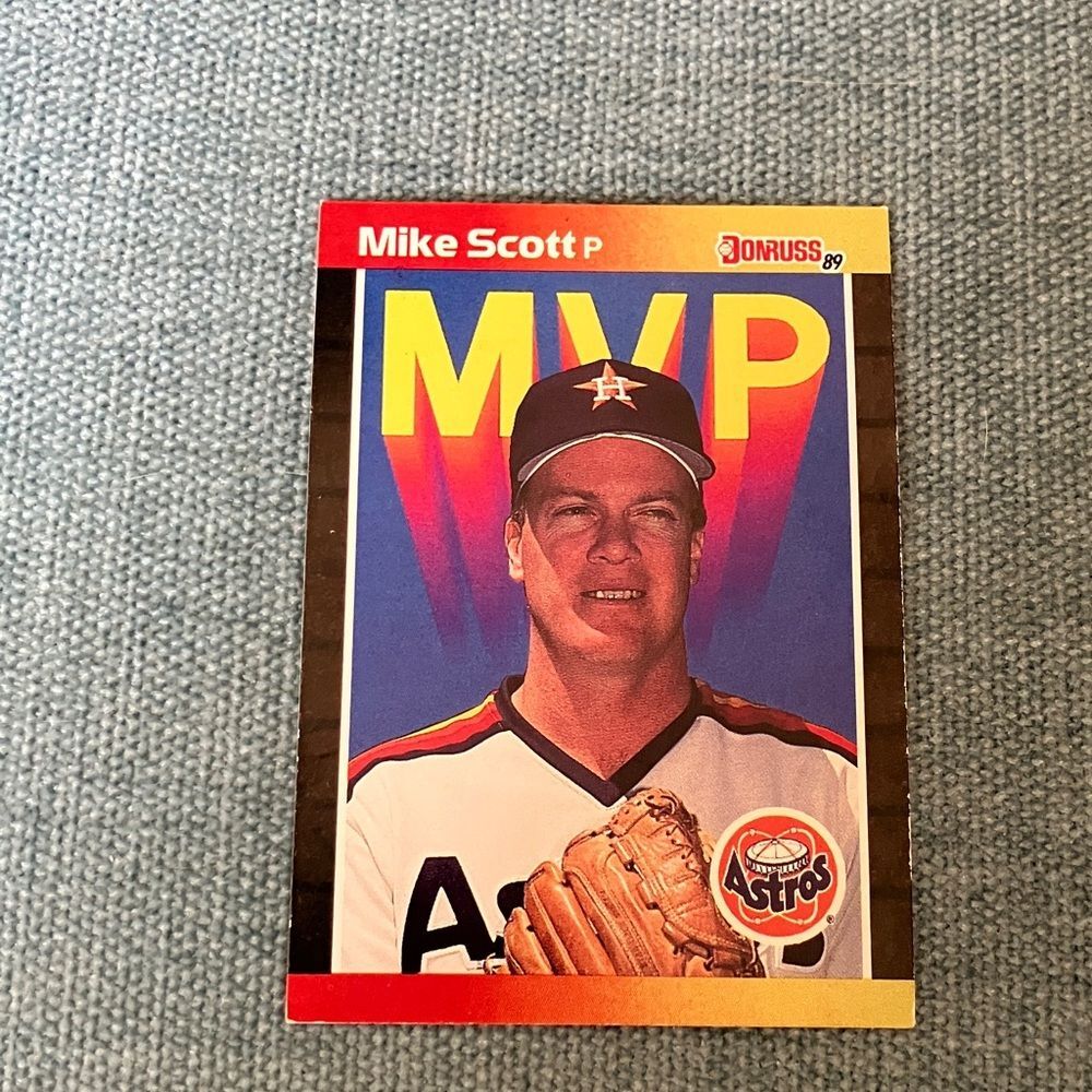 1989 Donruss Houston Astros Baseball Card Trading Card